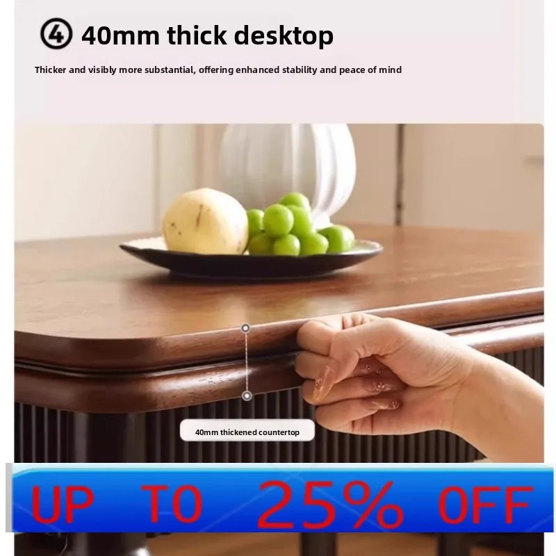 

LH medieval folding dining table combination household small apartment retractable dining table and chairs against the wall