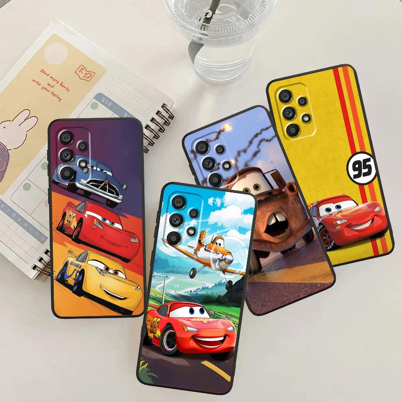 Racing Mobilization Cars For Samsung Note 20 10 Ultra Plus A31 A14 A12 A70 A34 A25 A04 A05 A15 A24 5G Black Soft Phone Case