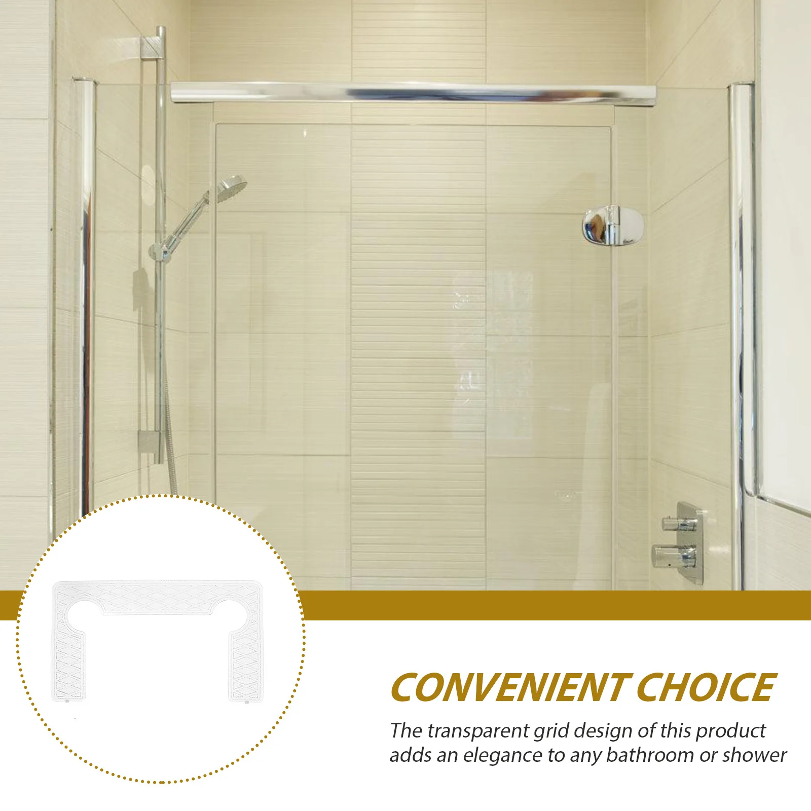 

40Pcs Rubber Pads for Glass Door Hinges Anti-Slip Shock Absorption Transparent Elegant Design Gasket Replacement Kit