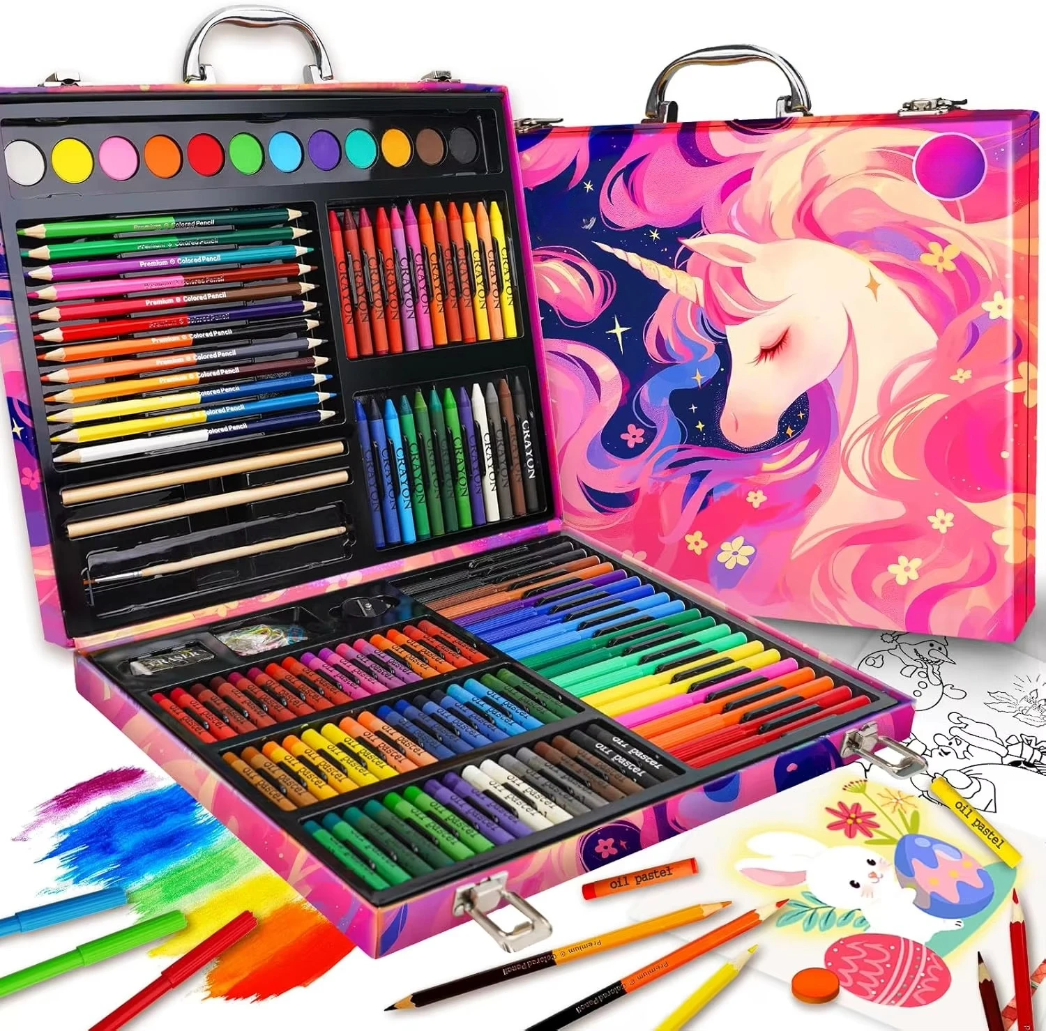 Art Set Painting Drawing Art Supplies 101 Pcs for Kids Box Artist Printing Art Sets