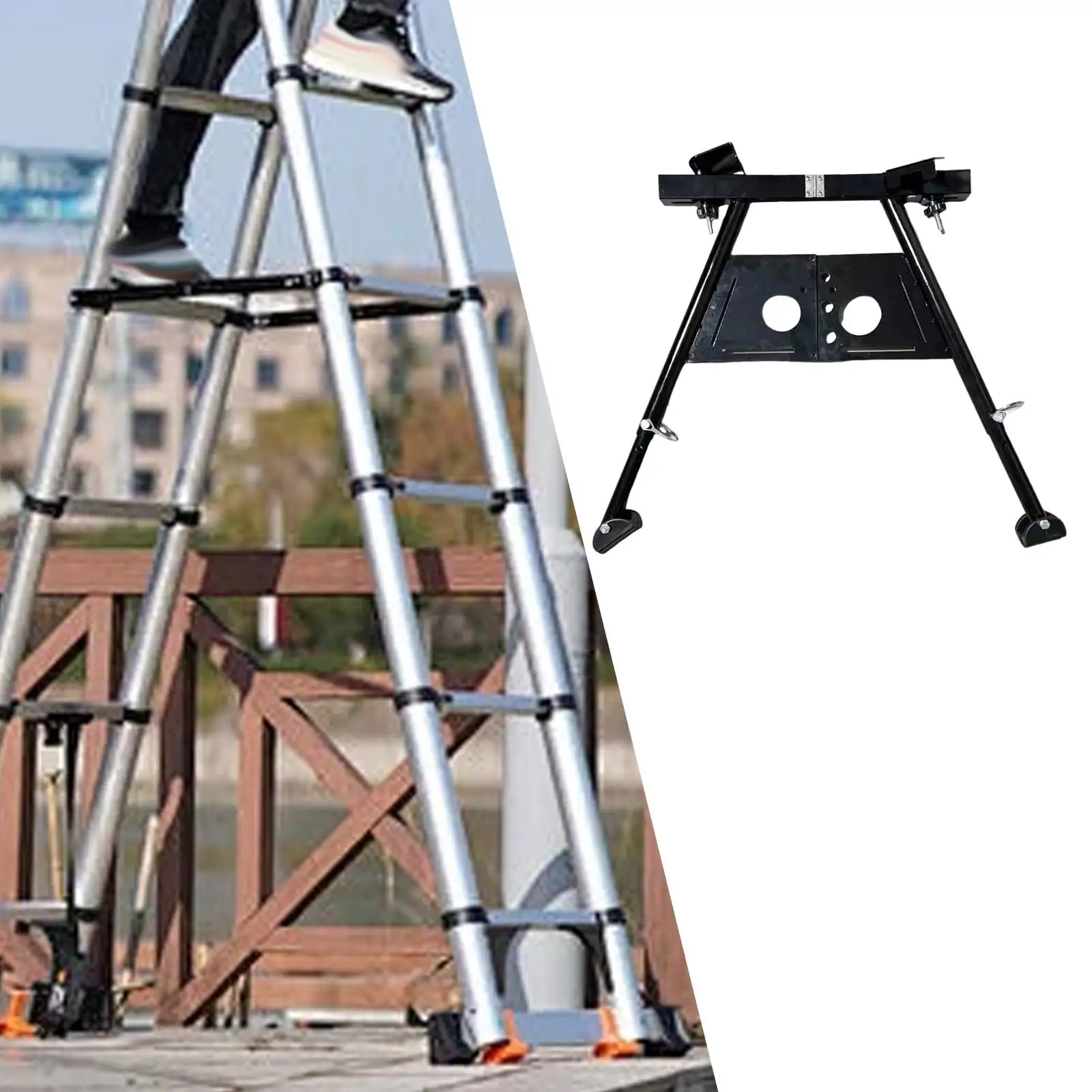 

Roof Ladder Stabilizer Top Support Home Use Roof Cleaning Ladder Stay Holder