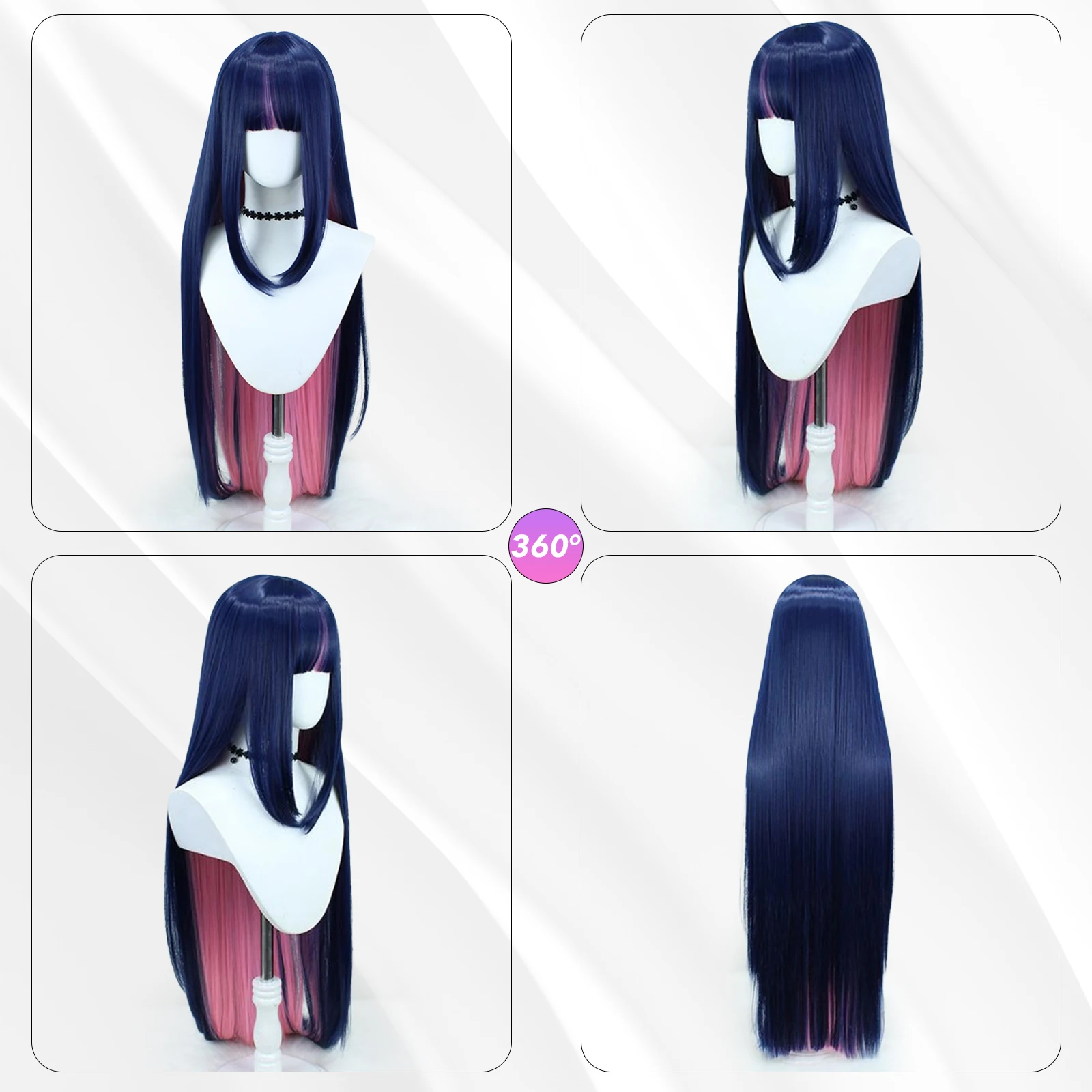 ميسو 40 بوصة ‌ تخزين شعر مستعار تأثيري الألياف الاصطناعية الطبقات الشعر مقاومة للحرارة الطبيعية السلس تأثيري حفلة سيلفي للنساء