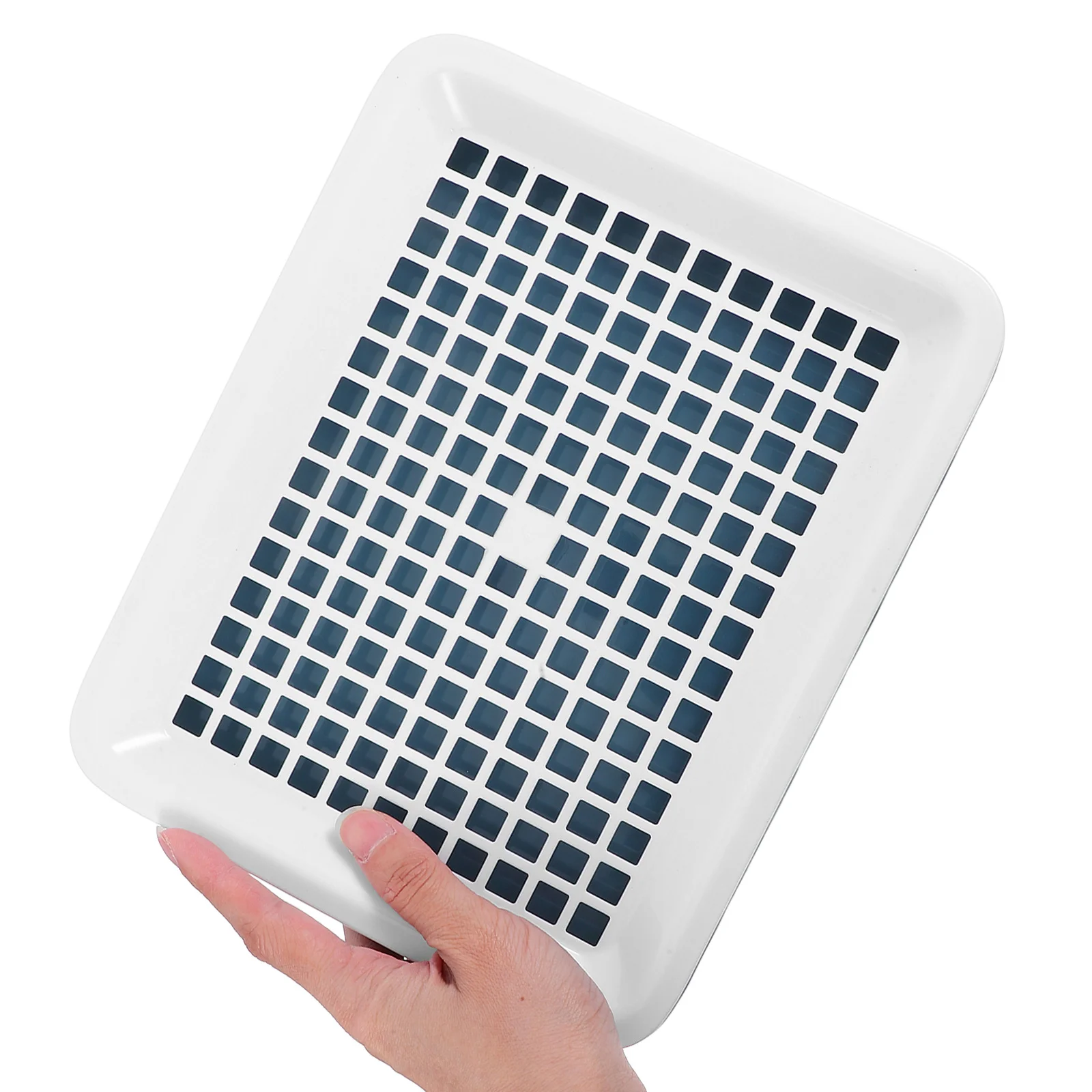 

Indoor Outdoor Rabbit Litter Box Spacious Toilet Tray for Small Animals Like Bunny Chinchilla Ferret Hamster Rabbit Toilet Box