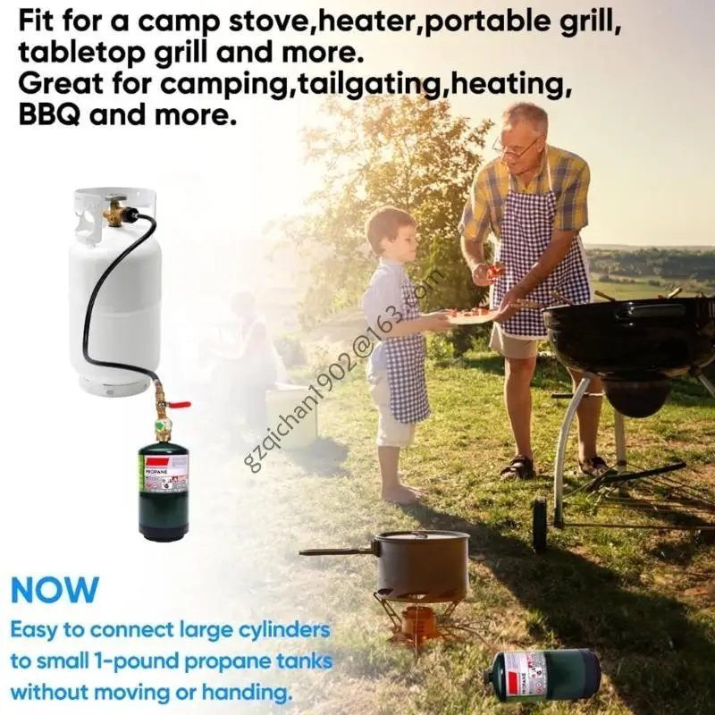 

X7AB 350PSI C3H8 Resupply Link Hose 36 Foot Flexible Rubber Tube With Leak Detection For Outdoor Use