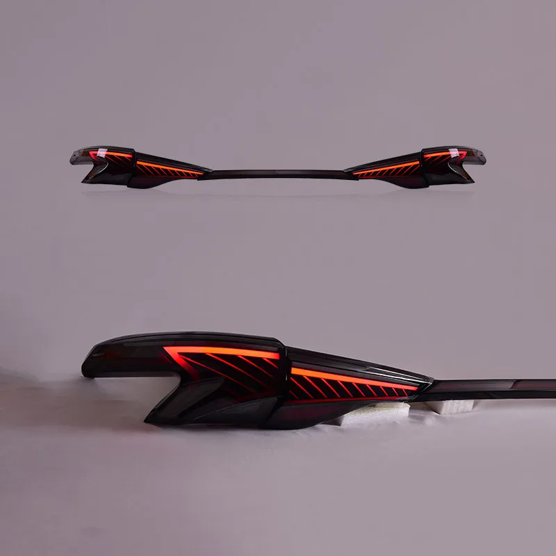 سيارة ل Toyt سيينا أضواء خلفية 2021-2023 مصباح ليد الذيل مصباح DRL إشارة الفرامل عكس اكسسوارات السيارات #5