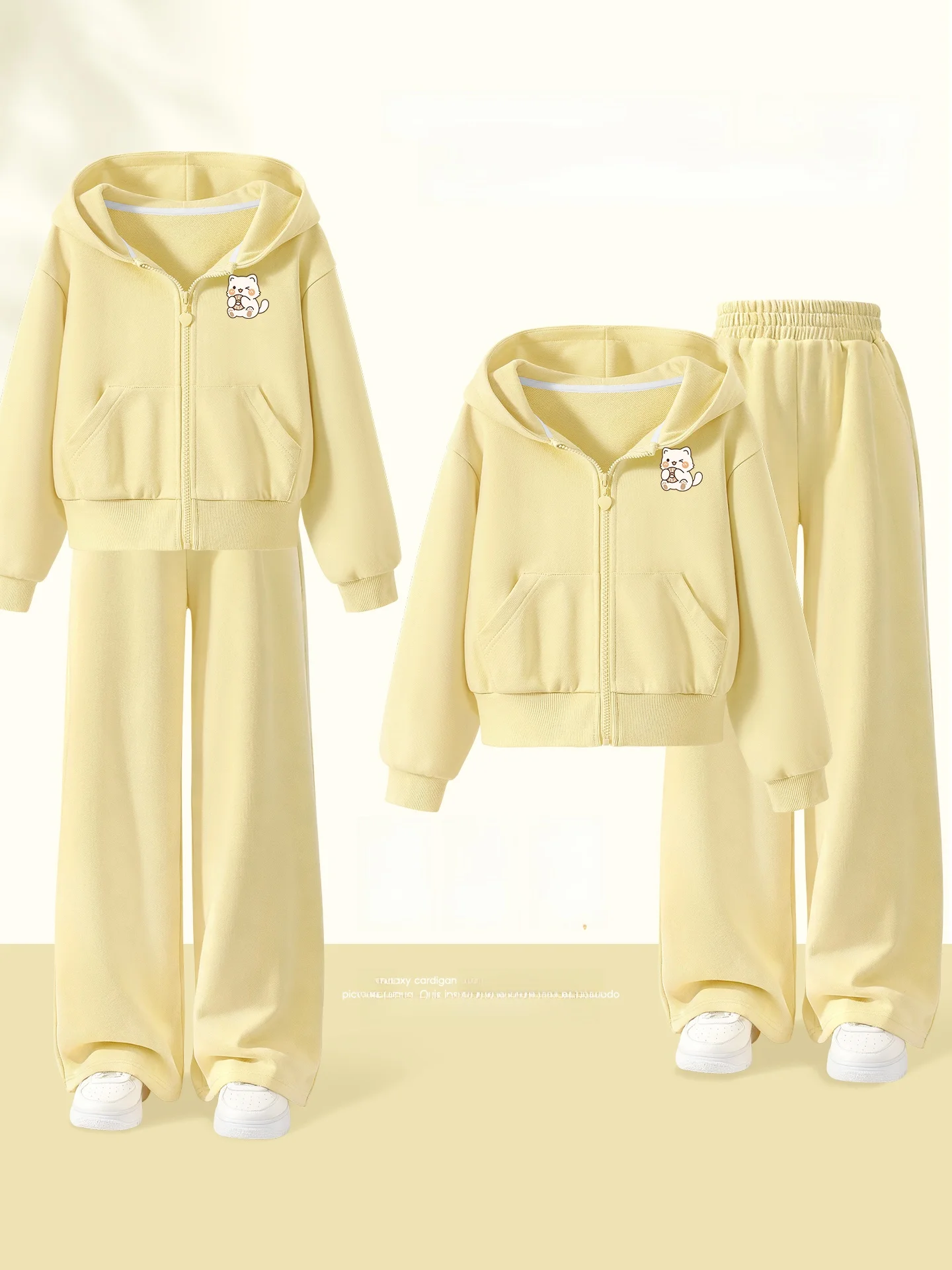 ensemble-de-vetements-fins-de-printemps-pour-filles-tenue-enfant-tang-lion-melange-coton-et-polyester-ensemble-tendance-leger