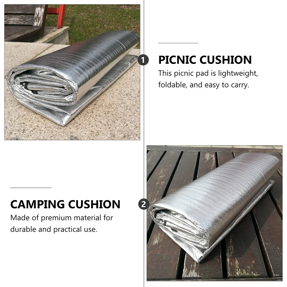 

1Pcs Foldable Waterproof Camping Mat Durable Outdoor Picnic Cushion Lightweight Ground Pad for Beach Sports Picnic Cushion