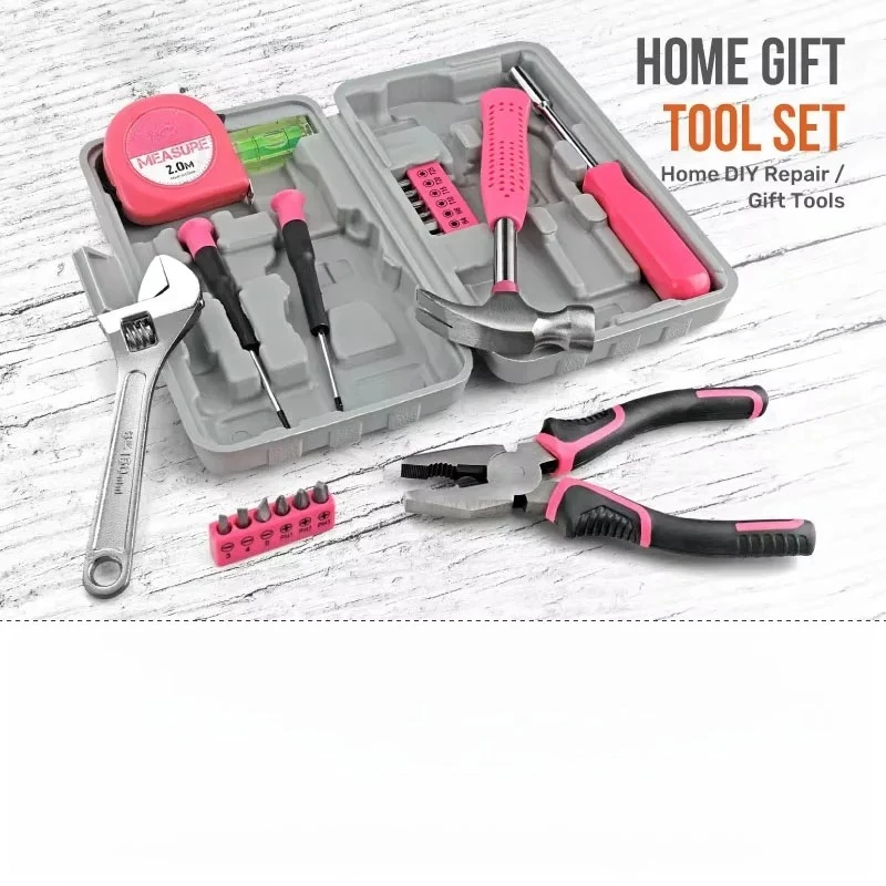 Household repair manual tool set wire cutters measuring tape wrench gift set suitable for Hi-Spec 18/19/20-piece DIY tool set