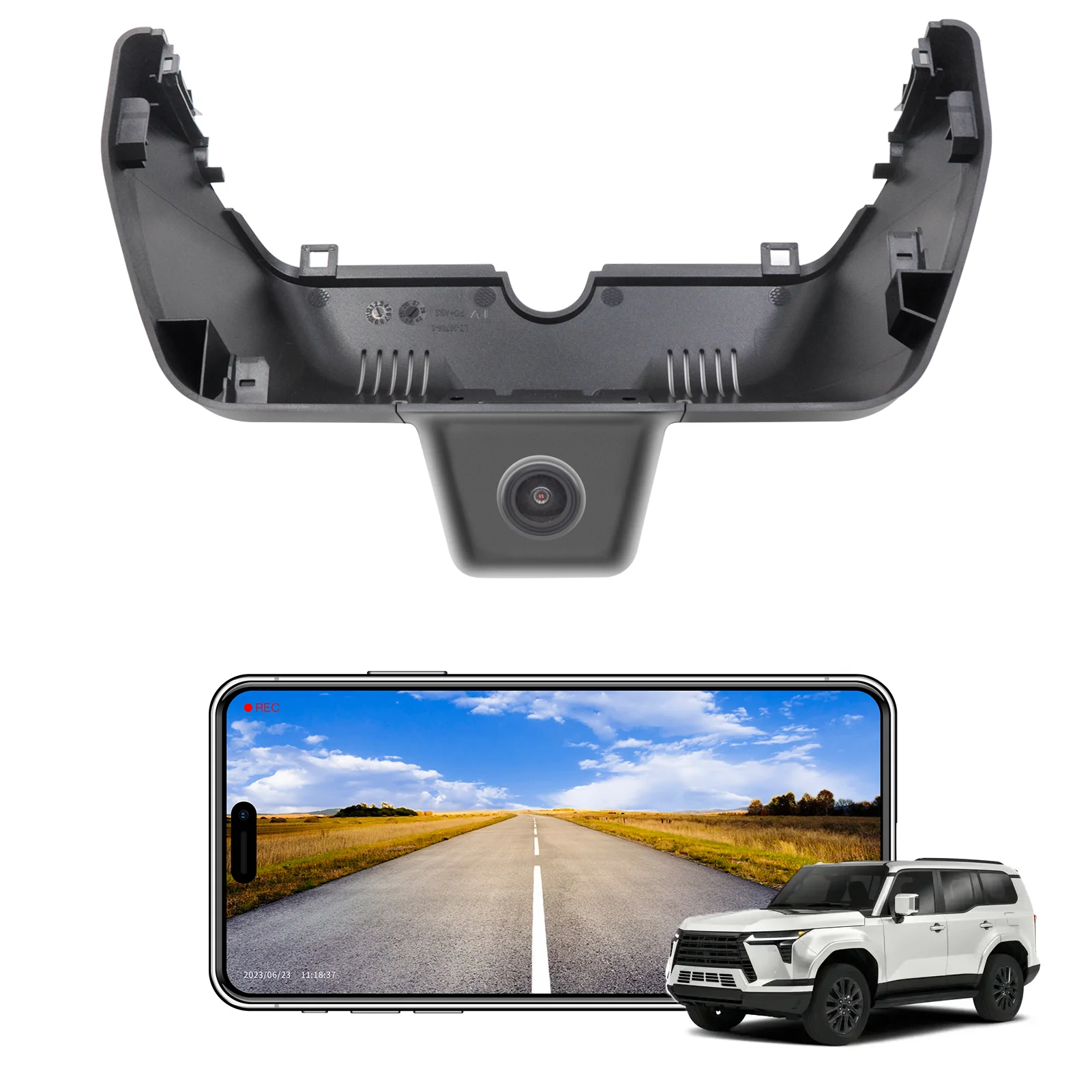 Mangoal STARVIS 2 WiFi & APP GPS 4K Dash Cam For Lexus GX550 Gen3 J250 Dash Car Camera 2024-2026 Plug and Play