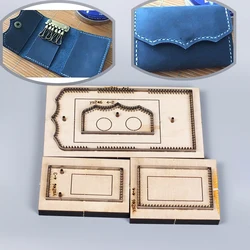 Key bag wood cutting dies cardholder cutter leather craft tool 10x7x2cm