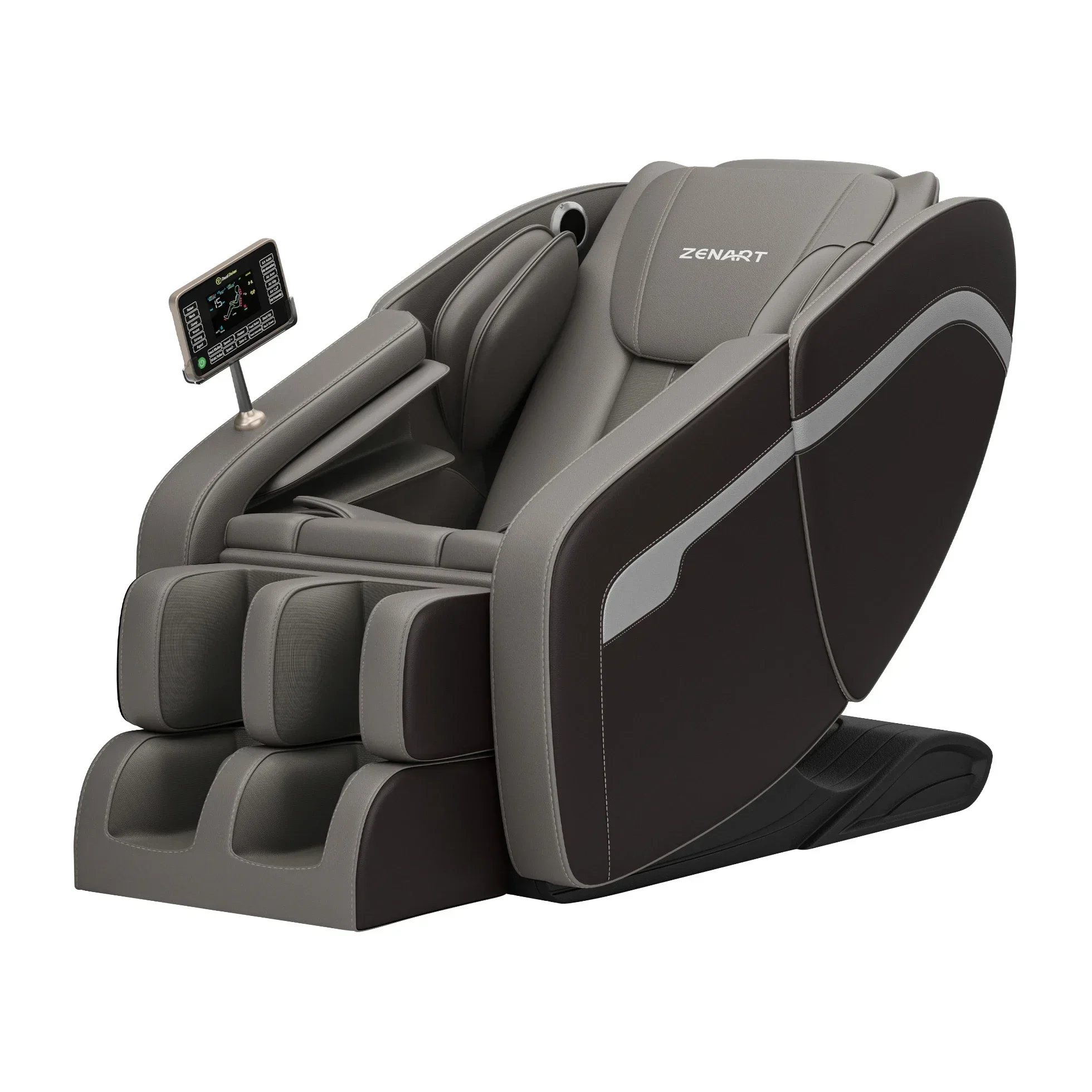 

Heated Massage Chair 8 Fixed Shiatsu Air Leg Roller 0 Gravity Home or Office Massage Chair Recliner with Manual-wired Control
