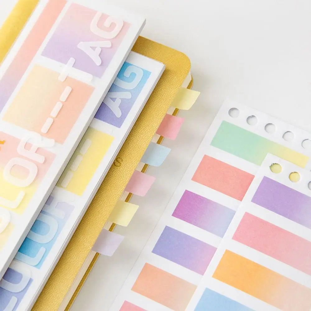 Transparent Sticky Note Index Tabs, Page Marker Planner Adesivos, Escritório e escola, 20 folhas