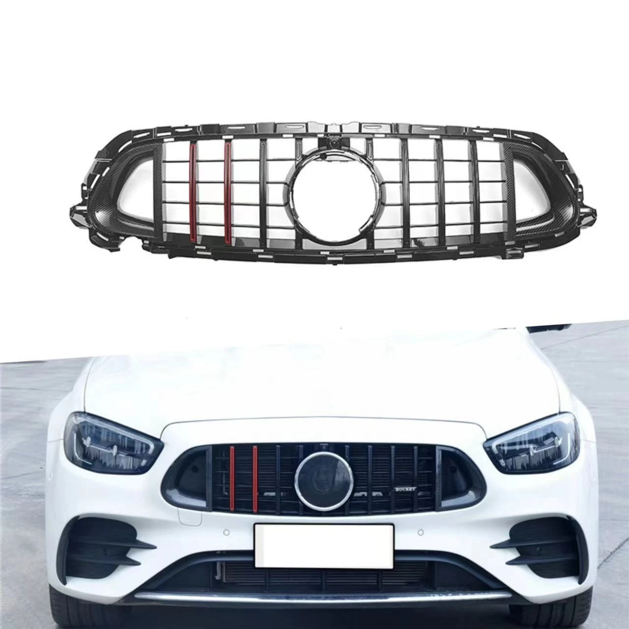 rejilla-de-parachoques-con-patron-de-fibra-de-carbono-estilo-racing-con-franja-roja-compatible-con-clase-e-w213-2021-2023-accesorios-de-tuning