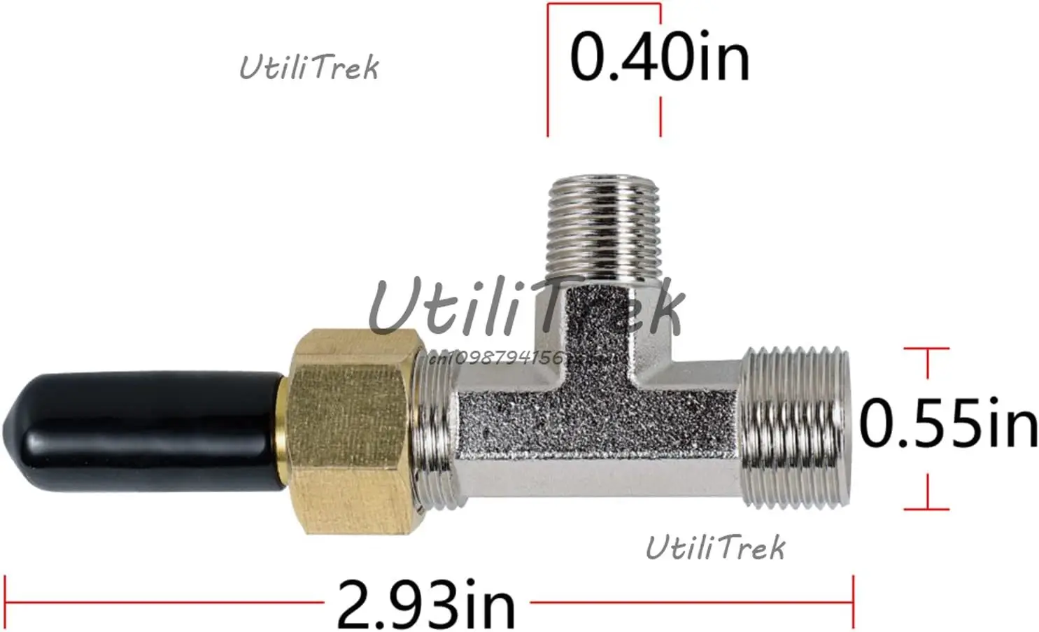 

Marine Bleeder Tee Kit Replaces For SeaStar 3004.6439 HF4202 Fit For All Baystar Cylinders(2 Per Kit)