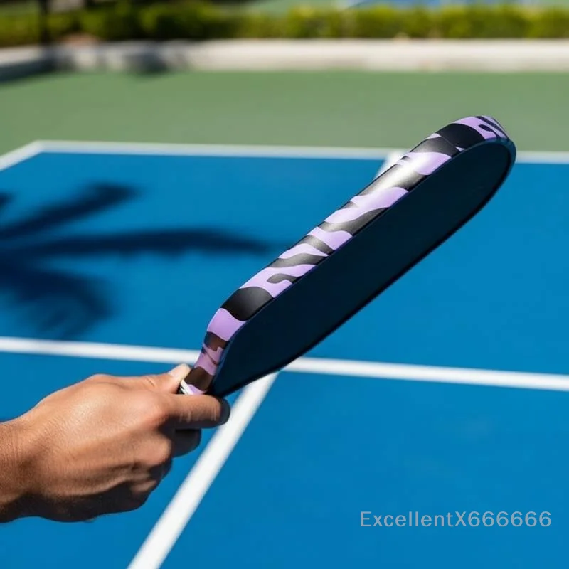 Zebra Print Pickleball Paddle Edge Protection Tape Anti-Chip High Adhesion Matte Protect Paddle Edge from Damages