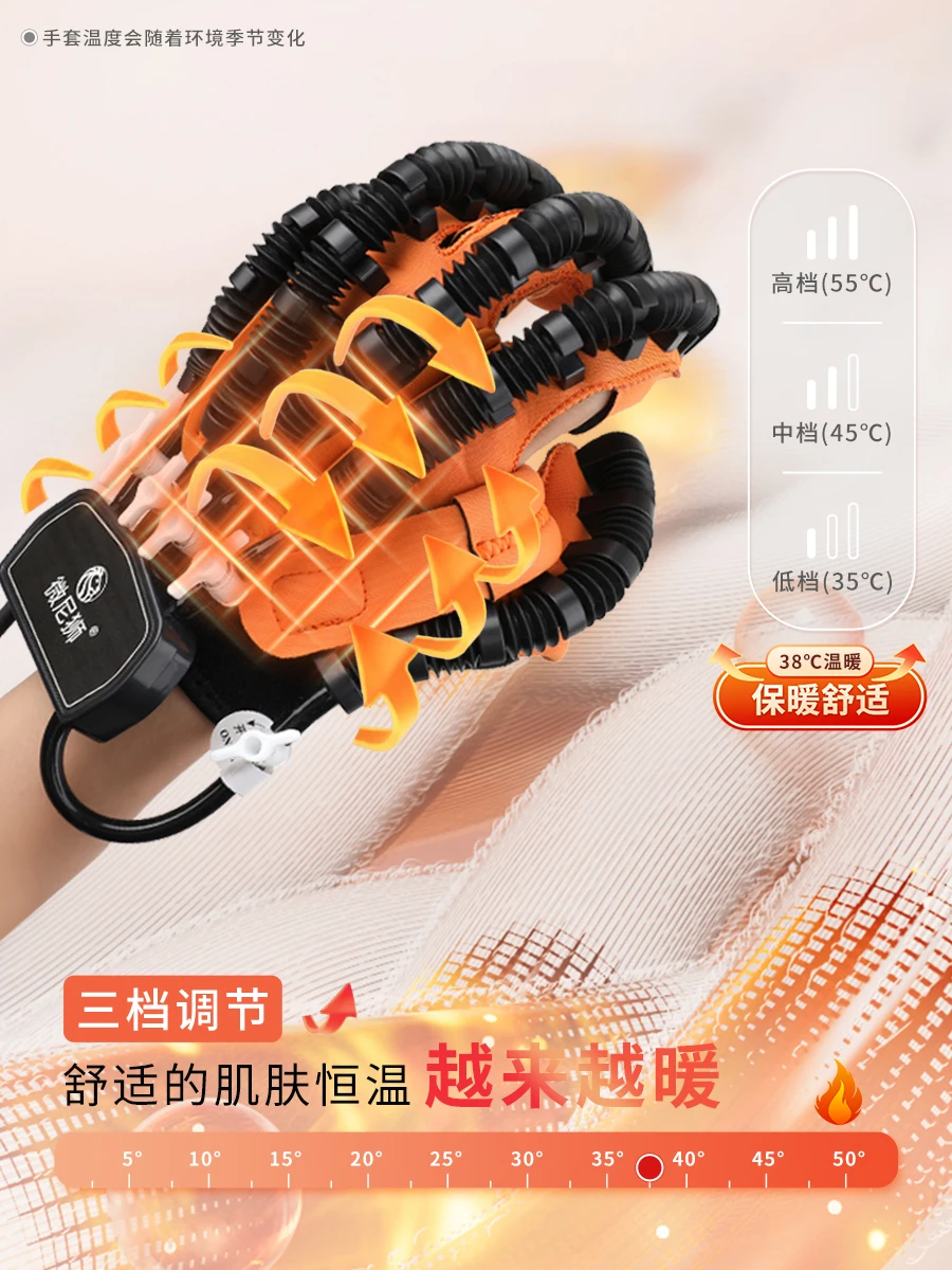 Intelligent hand finger rehabilitation trainer, hemiplegia equipment, massage robot gloves