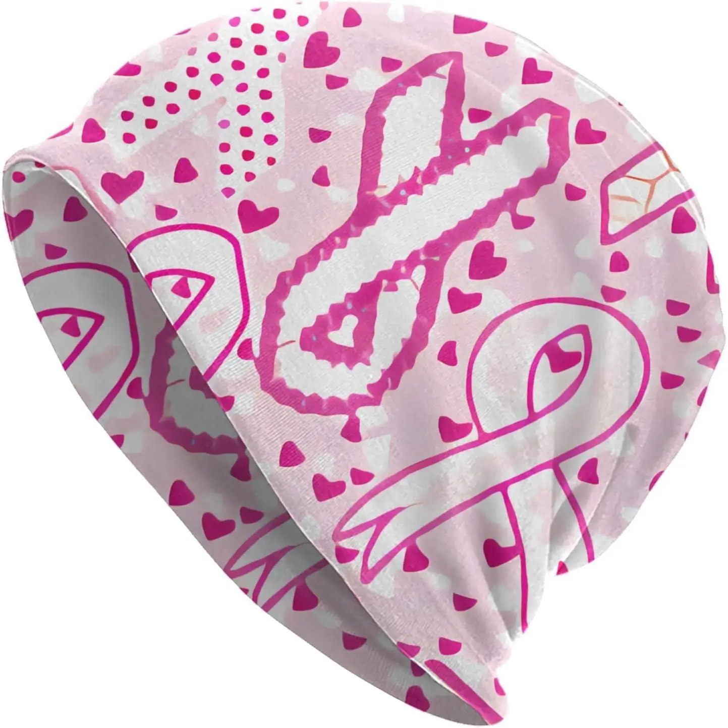 Шапка-бини с раком молочной железы, химиотерапия, головные уборы с раком, вязаные шапки, мешковатые вязаные шапки с напуском, шарф, шапка для взрослых, женщин и мужчин