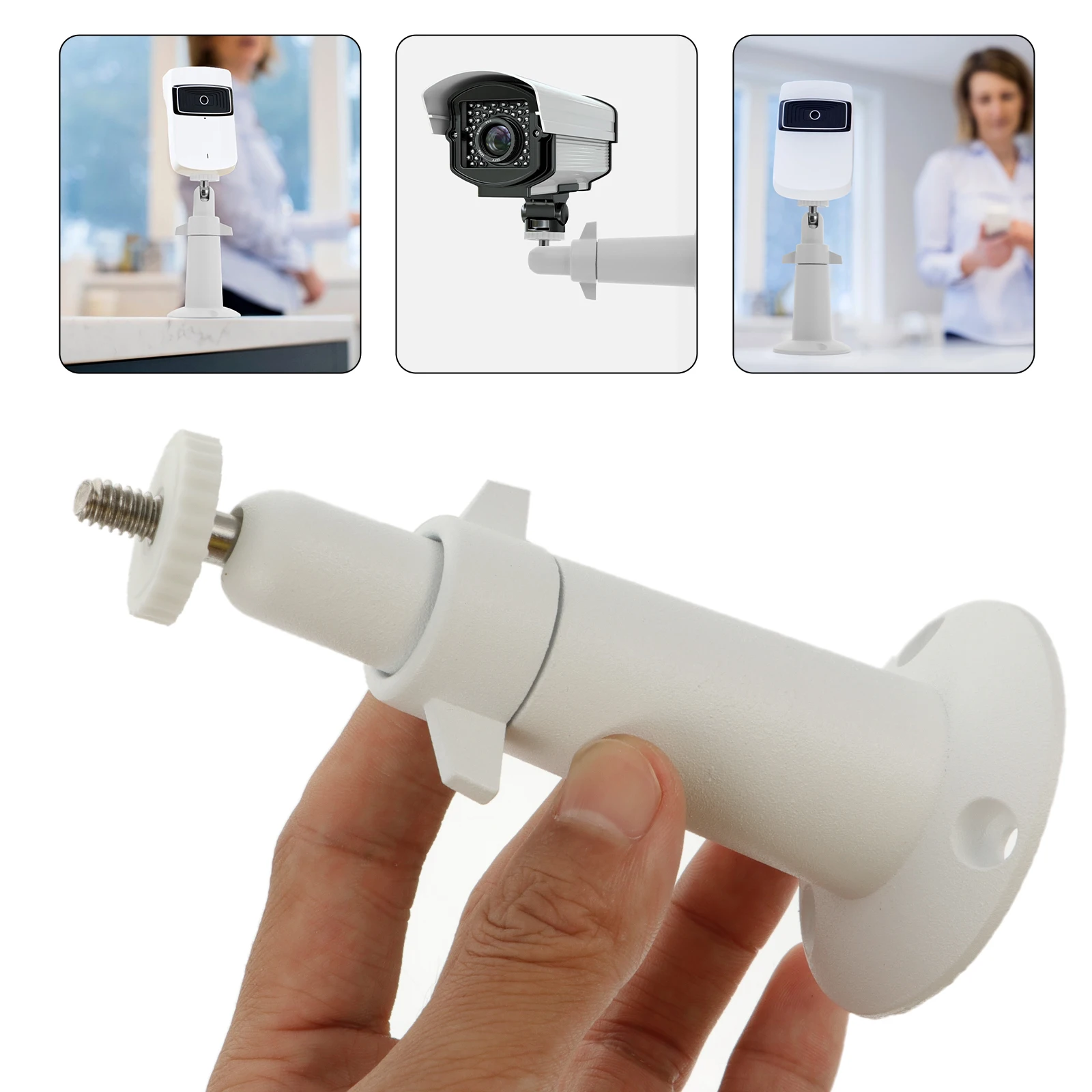 

Adjustable Wall Mount Bracket for System Durable Aluminum Alloy Indoor Outdoor CCTV Monitor Support Holder