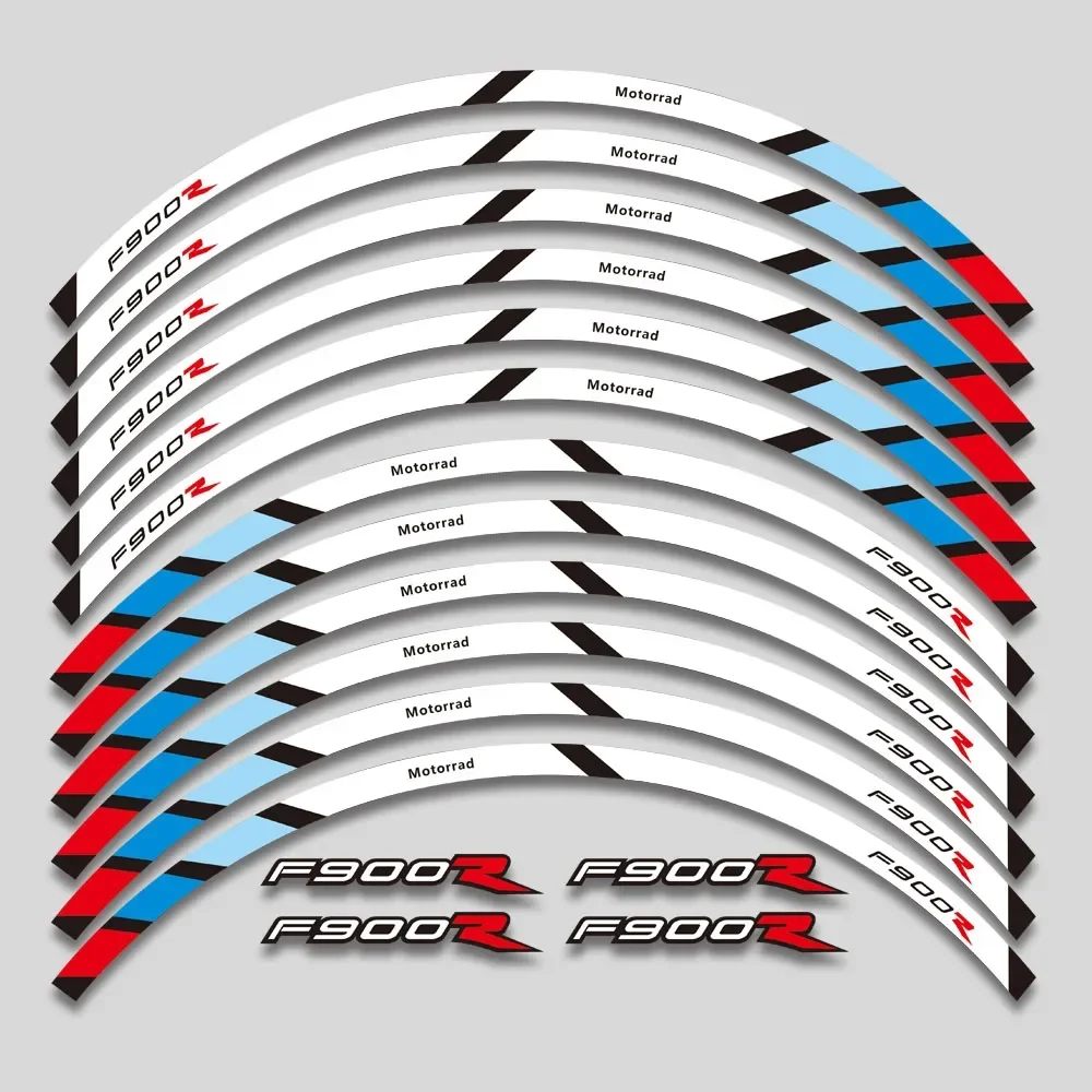 

High Quality For BMW F900R F 900R F900 R Reflective Motorcycle Wheel Sticker Inside of Hub Decals Rim Stripe Tape