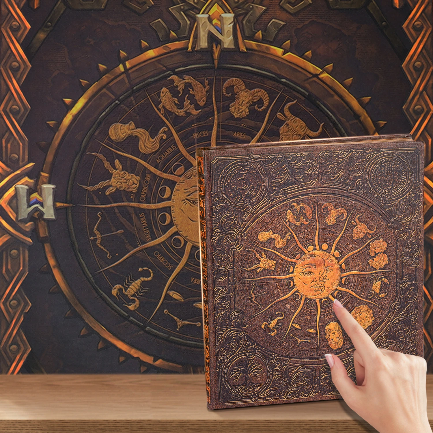 132ページ-diyフォトアルバム-12星座-魔女-魔法の城テーマ-ダイアリー-スクラップブック-誕生日-旅行-ギフト-記念フォトアルバム