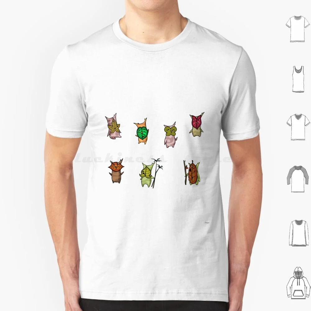 Camiseta de algodón de Korok Buddies, camisa fresca de la leyenda de Loz, Wind Waker Botw2, Breath Of The Wild 2, 6Xl