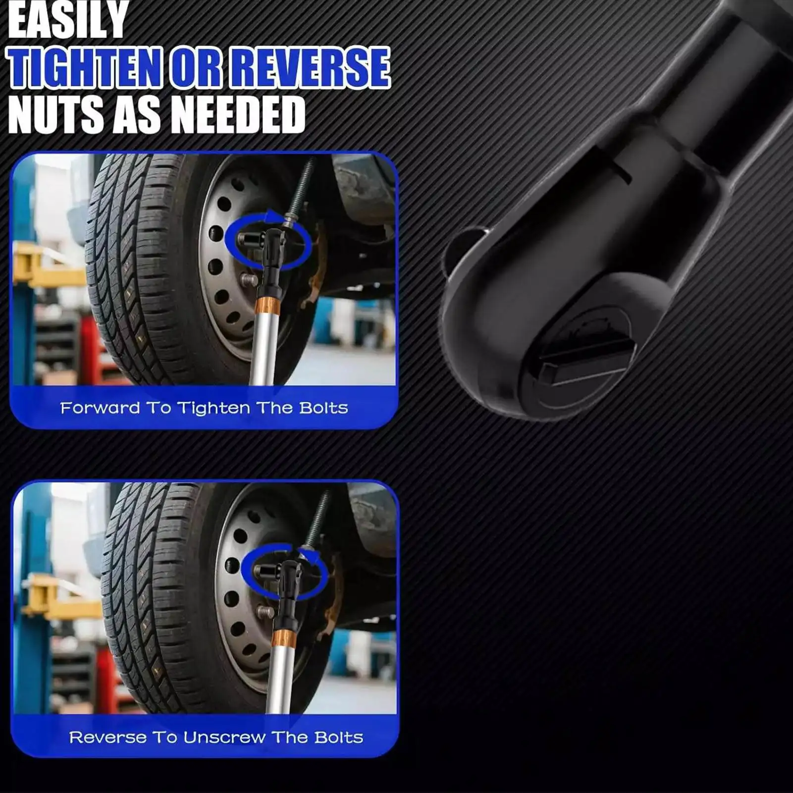 

Impact Wrench Extension 1/2in 2 in 1 Design Multifunctional Electric Drill Extension Wrench