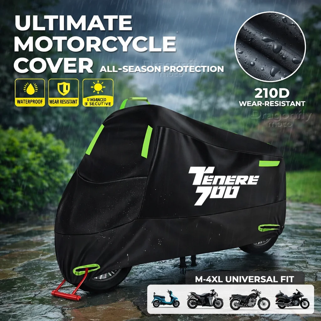 

For YAMAHA TENERE 700 Tenere700 XTZ 700 T700 2020 2021 Motorcycle Cover Waterproof Outdoor Scooter UV Protector Rain Cover