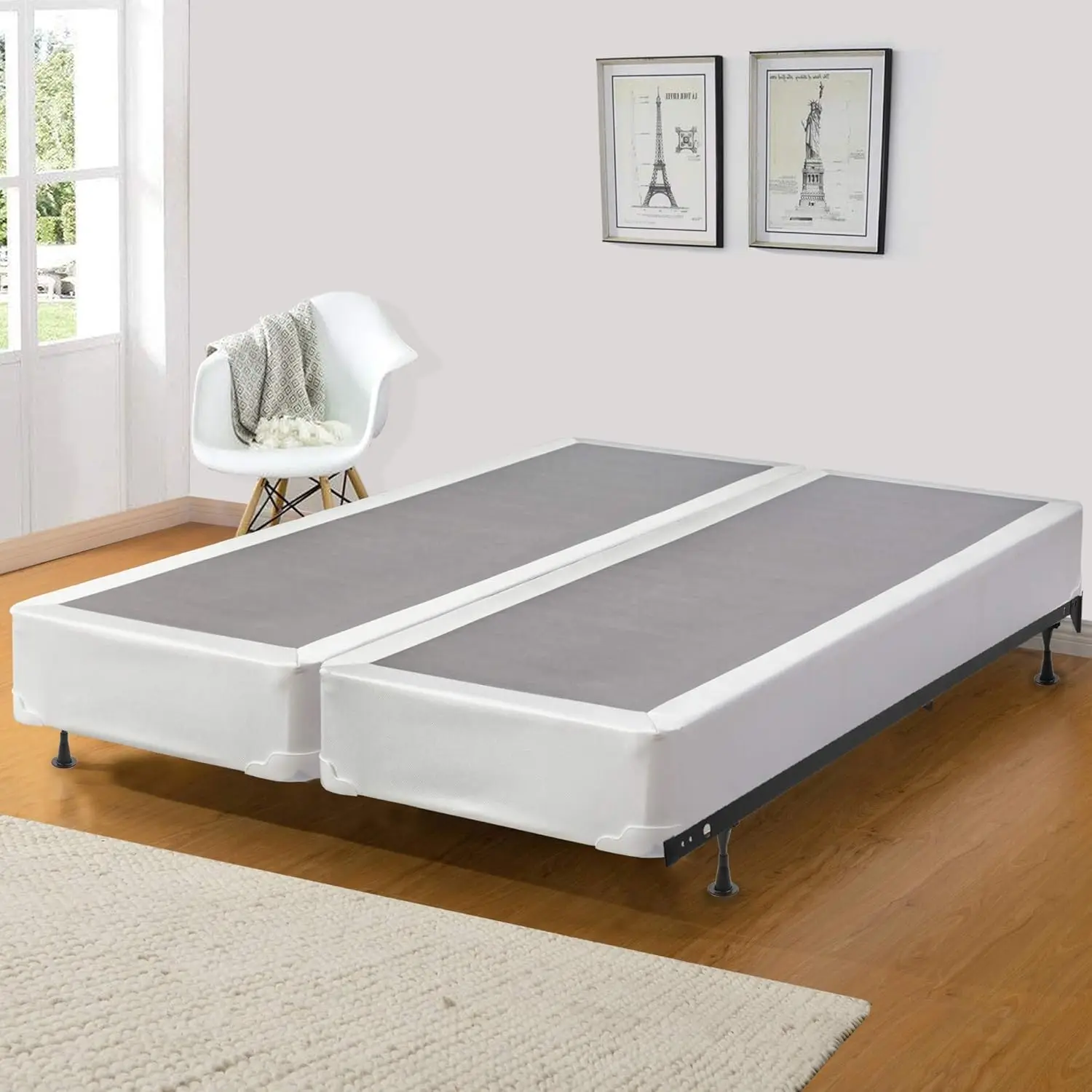 Spinal Solution 8-inch Wood Split Traditional Box Spring/Foundation for Mattress Set