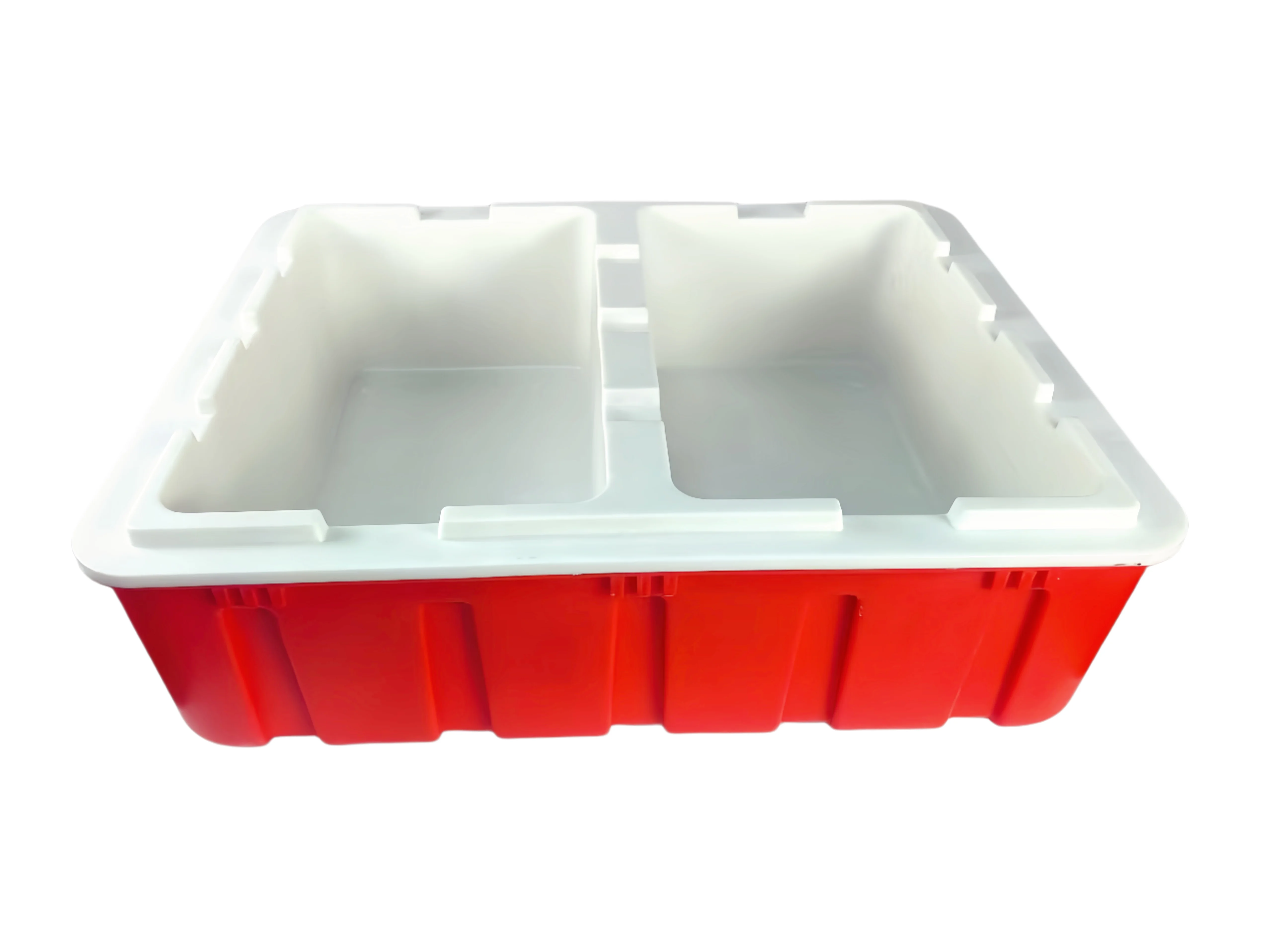 صندوق تبريد مصبوب بالحقن 70 لتر مع غطاء، سعة 70 لترًا لصندوق معزول لحاويات الطعام GN