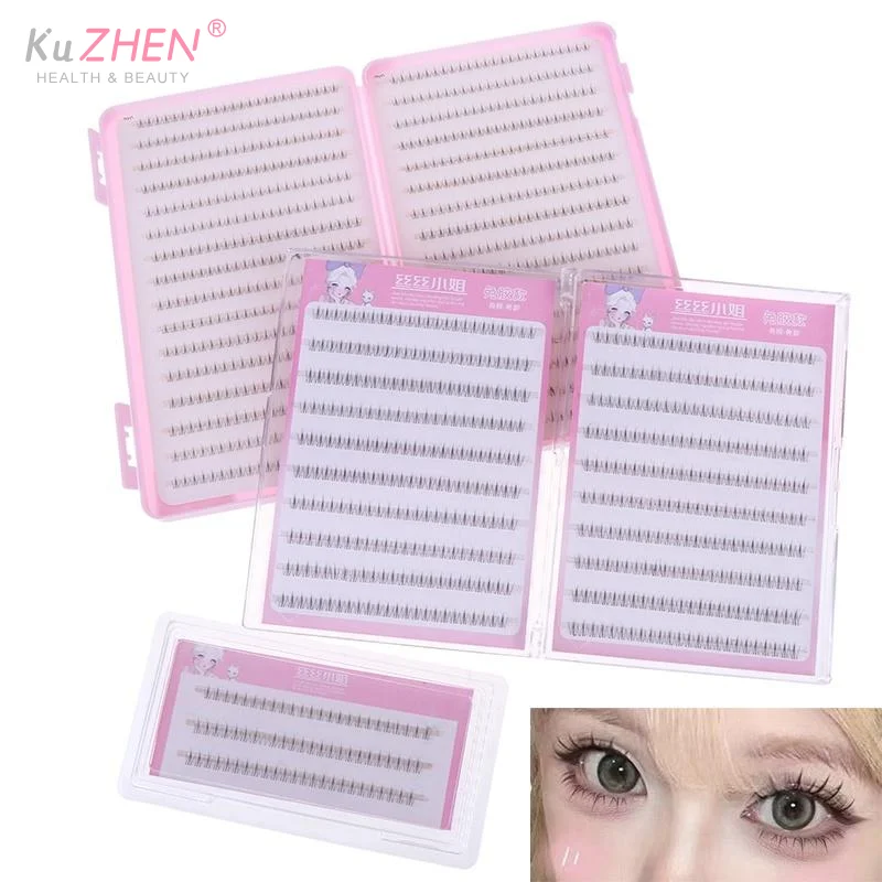 1 Set Comic Lower Lash Extension Clusters No Glue Need Bottom Eyelashes Natural Self Adhesive False Eyelashes Eye Makeup Tool