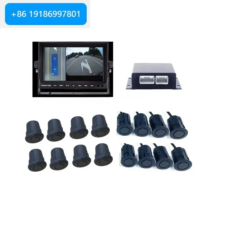 Parking System &16pcs  Sensor Ultrasonic Truck Parking Sensor for Bus