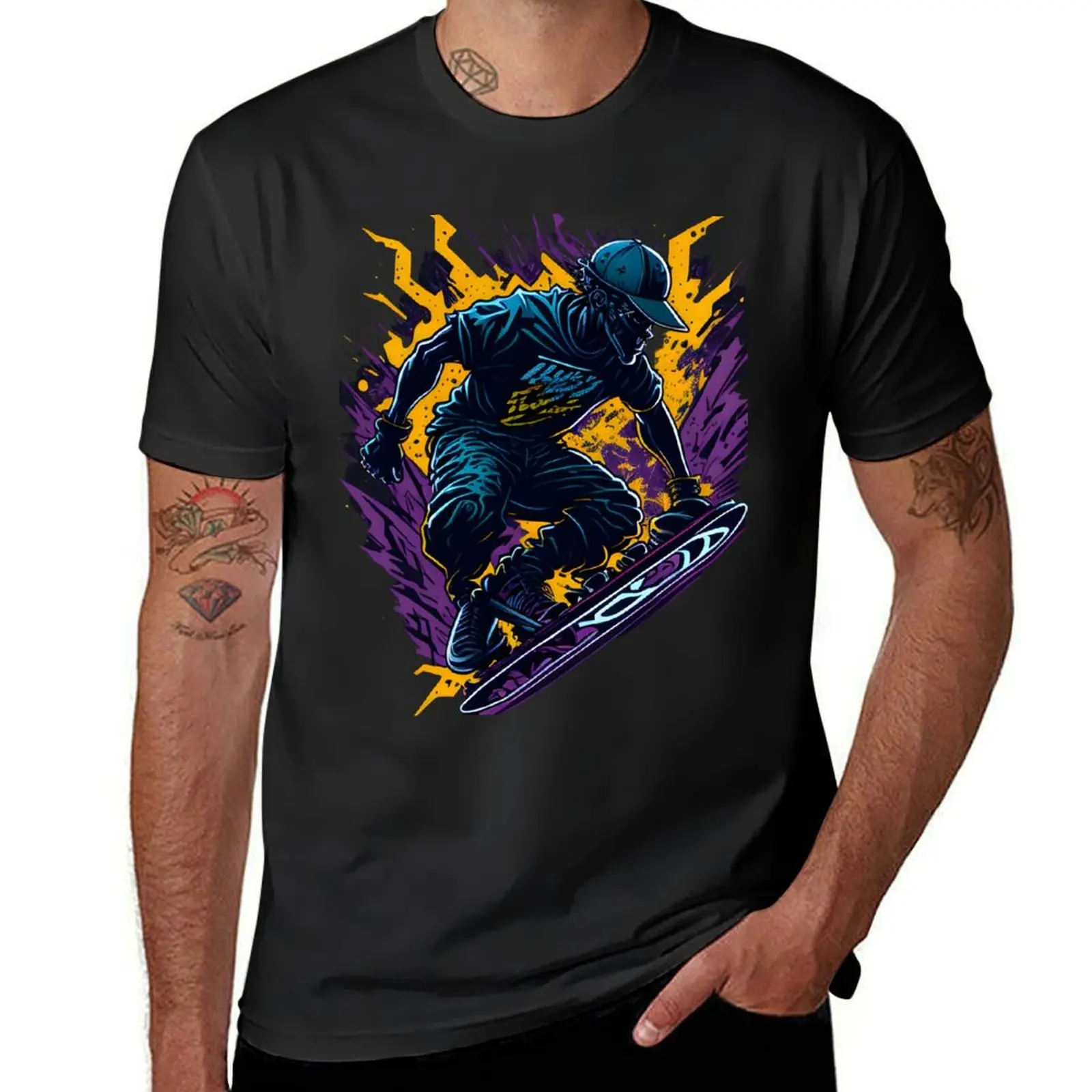 Go Bold with Skateboarding and Extreme Sports Collection - Digital Art and Clothing - T-shirt kawaii clothes mens clothes