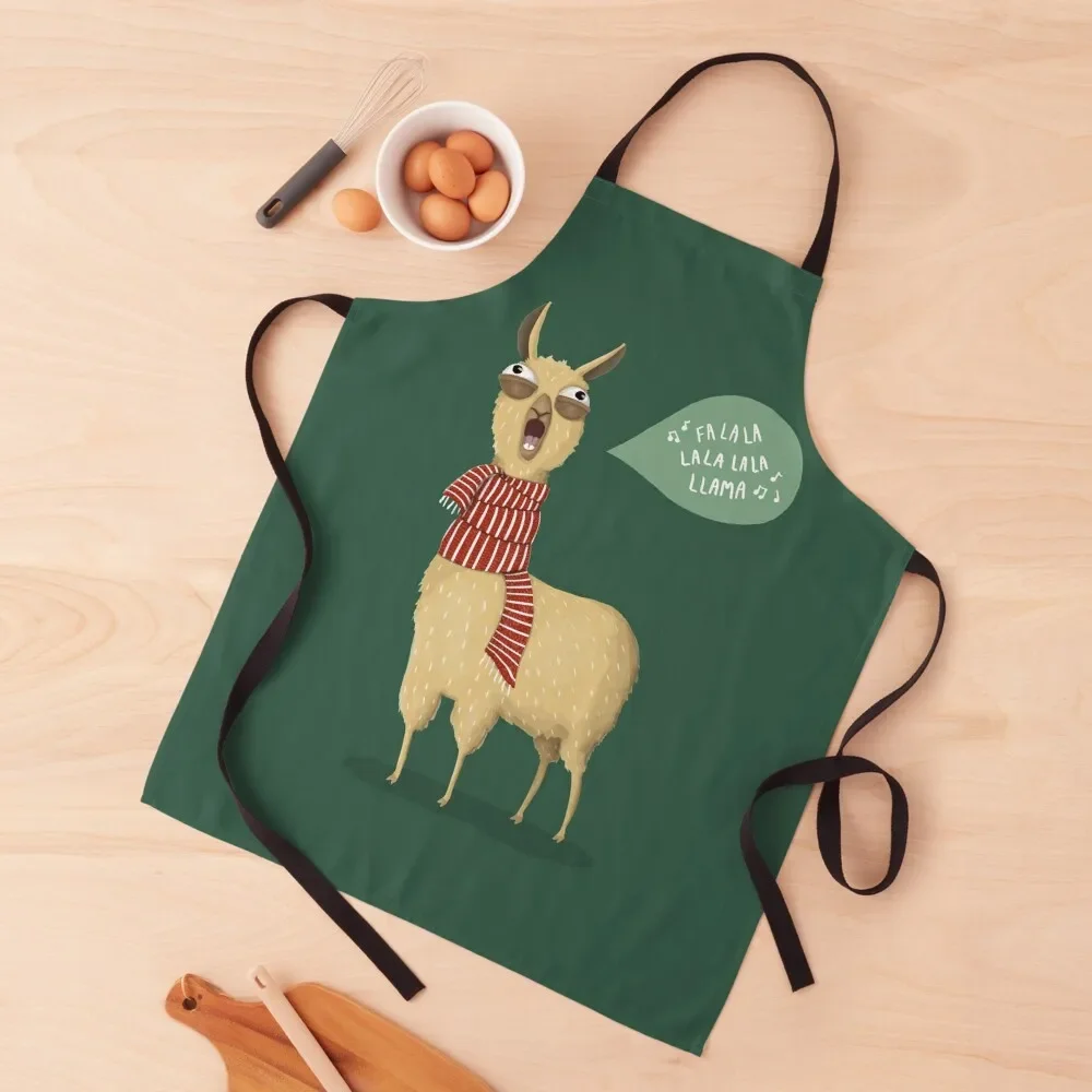 Christmas holiday Llama Apron for home useful pieces Useful Things For Kitchen Apron