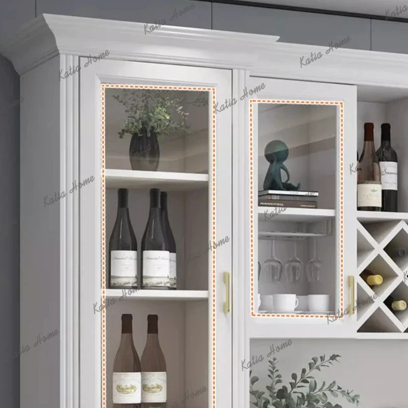 LD Modern Restaurant Wine Cabinet Creative Large Storage Convenience Wine Cabinet Useful Function Bar Furniture