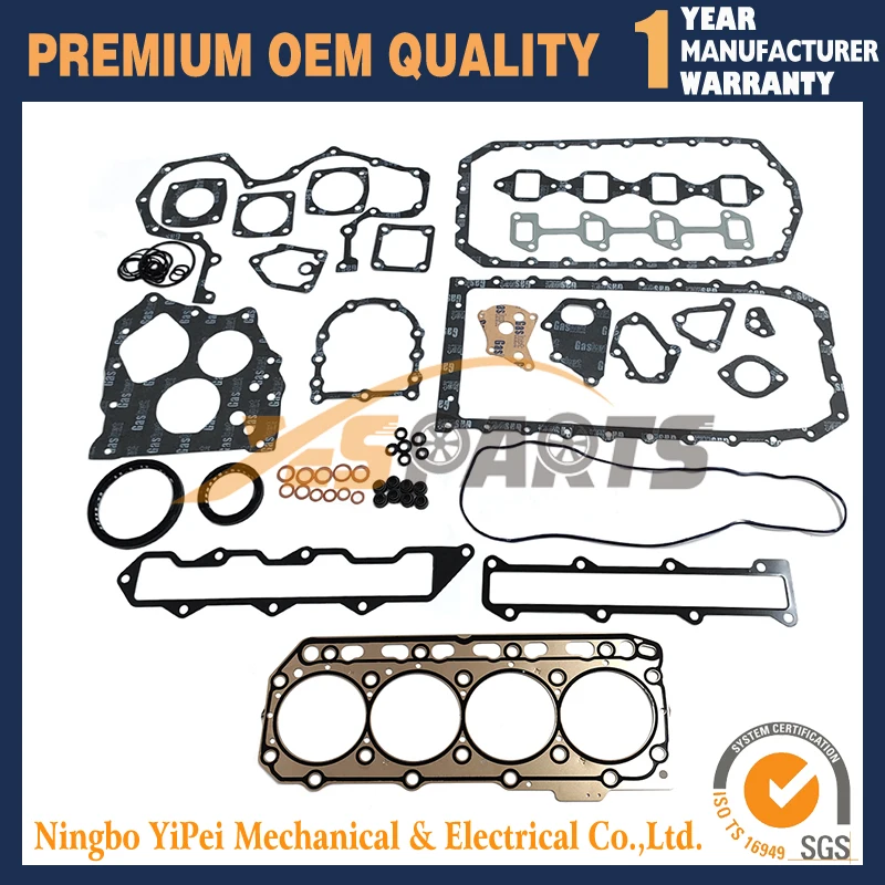 4TNE88 overhaul rebuild kit for Yanmar engine John Deere 4700 4710 tractor JD140