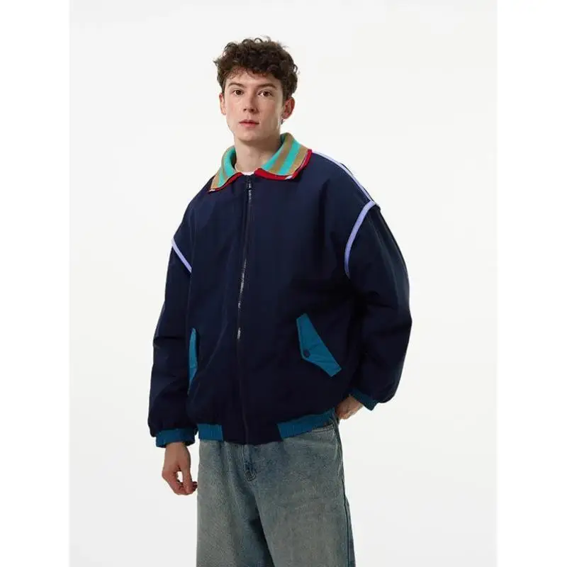 

Retro Mens College Jaet Waist-Cinching ort Length V-ne Seven-quarter Sve for Middle-aged And ly Women