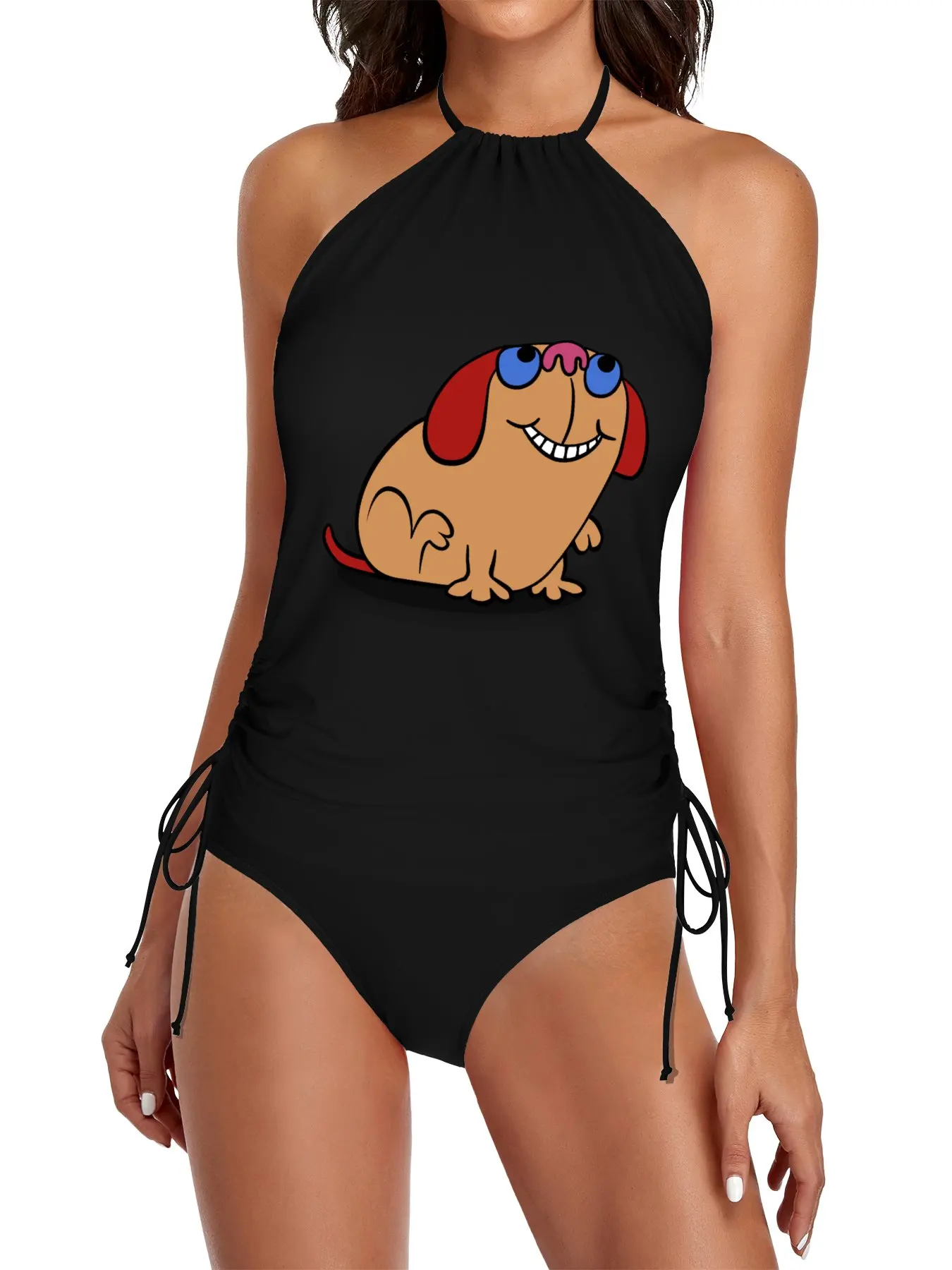 Big Moog Split Swimsuit Set купальники 2025 женский тренд милый купальник женский летний купальник-туника женский