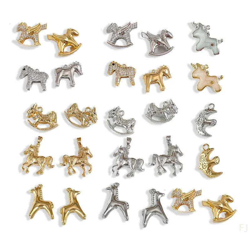 

[YU] 1 шт. подвески в виде пони, животные, лошади, подвески, сделай сам, ожерелье ручной работы, серьги, браслет, ювелирные аксессуары, принадлежности для изготовления