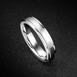 2023 New Rings For Men 5mm/8mm Silvery Fashion Male Classics Wedding Engagement Jewelry,Engraving