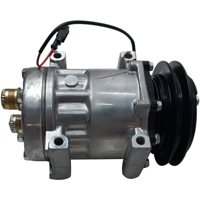 

12V SD7H15 AC Compressor 84159489 For Case Engine F4HFE613F B004 Backhoe Loader 580N 590SN 580SN WT Patriot Sprayer 3240 3340