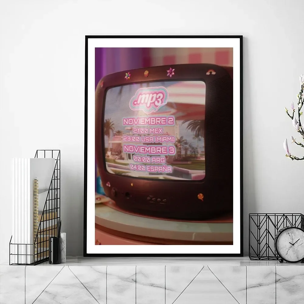 HD قماش الملصقات والمطبوعات للديكور المنزل ، والأزياء الاسكندنافية ، جدار الفن ، إميليا ميرين ، MP3 المغني ، غرفة نوم وغرفة المعيشة #6