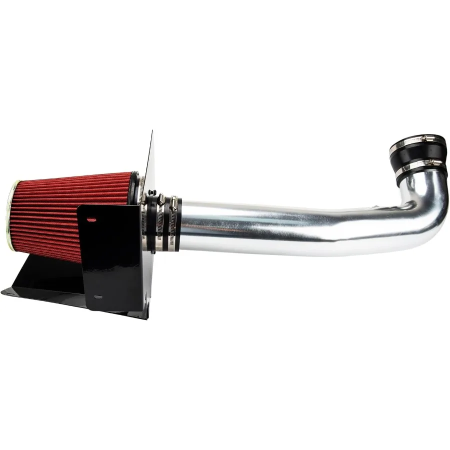 Lufteinlass-Set, Kaltluft-Ansaugrohr-Set, Ersatz für 2009–2013 Silverado 1500 Sierra 1500 5,3 l/6,0 l V8 2009–2013 Escalade/Av