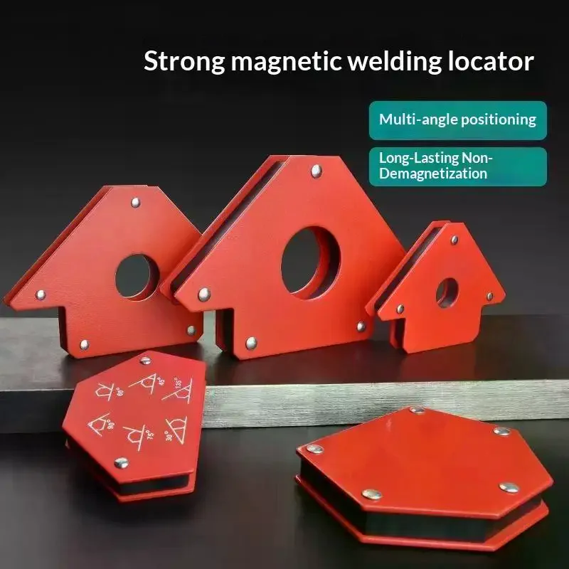 4/1Pcs Welding Magnet Magnetic Holder 45/90/135 Degrees 9LB Arrow Clamp Magnetic Clamp For Welding Positioner Locator Tools