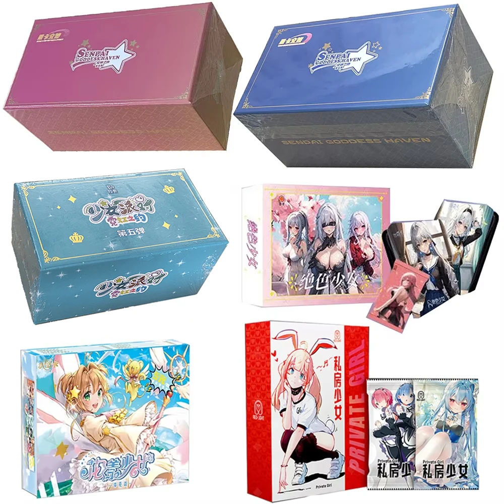 New Goddess Story Waifu Collection PR Card Anime Games Girl Party Swimsuit Bikini Feast Booster Box Doujin Toys And Hobbies Gift