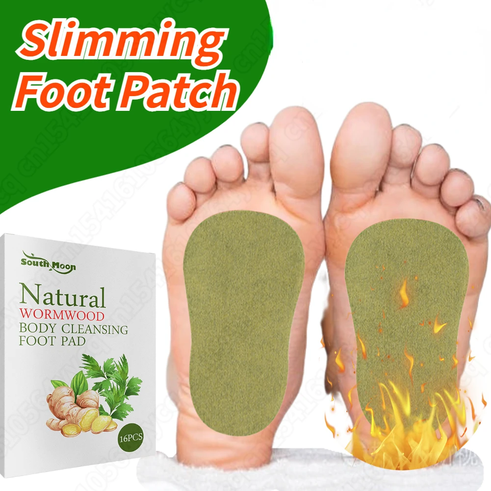 

Health Wormwood Ginger Foot Detox Patch Relieve Stress Help Sleeping Body Toxins Cleansing Slimming Pads Body Detox Weight Loss