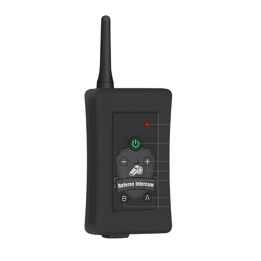 

Waterproof Headset for 4 Football Referees Intercom Bt 5.1