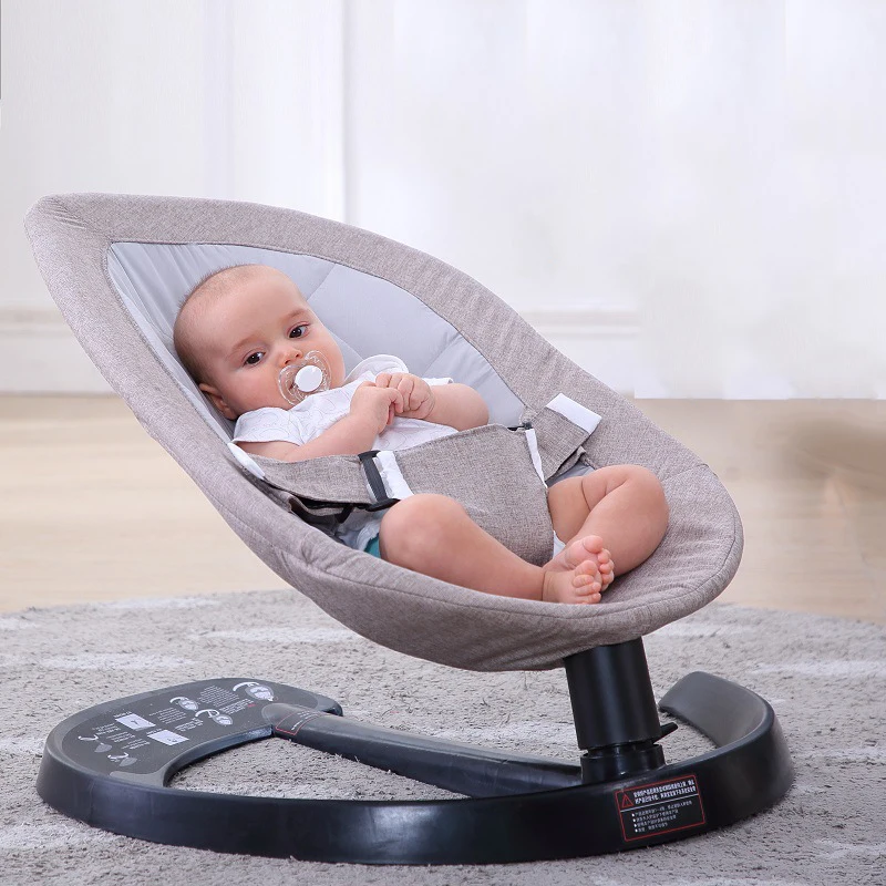 Radiation-Free Natural Baby Swing Ergonomic Newborn Bed Portable Crib Manual Rocking Chair For Children Ages