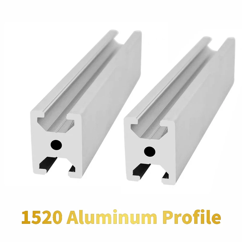 2 Stuks 1520 Aluminium Profielen Eu Standaard Anodiseren Printer Frames Aluminium Extrusie Profiel Voor Diy Cnc Werkbank 100-550 Lengte