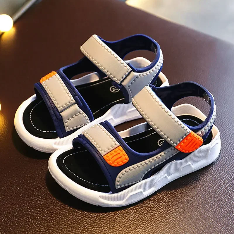 Sommer Baby Sandalen Einfarbig Baby Jungen Sandalen Weiche Sohle Anti-slip Jungen Mädchen Sandalen Kleinkind Baby Schuhe Strand