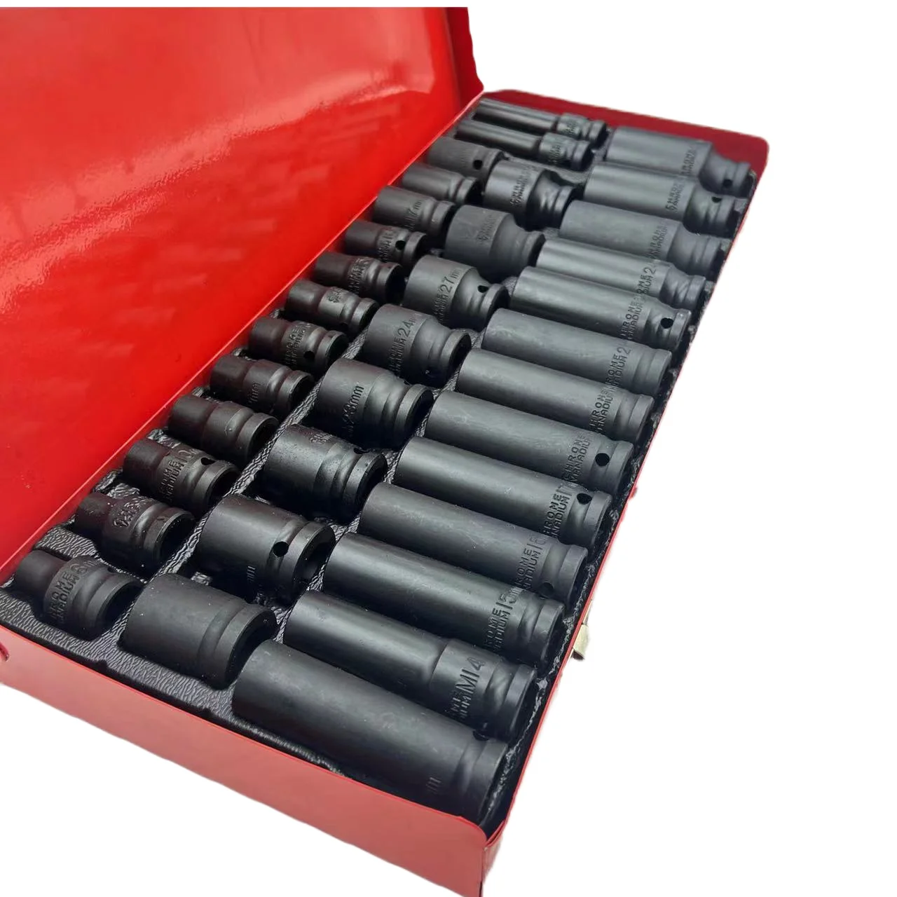 

35-Piece Chrome Finish 1/2 Wrench Set OEM Customizable Car Maintenance Socket CRV Air Impact Metric Hex Torx